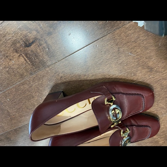 GUCCI burgundy women heel mules - Picture 4 of 7